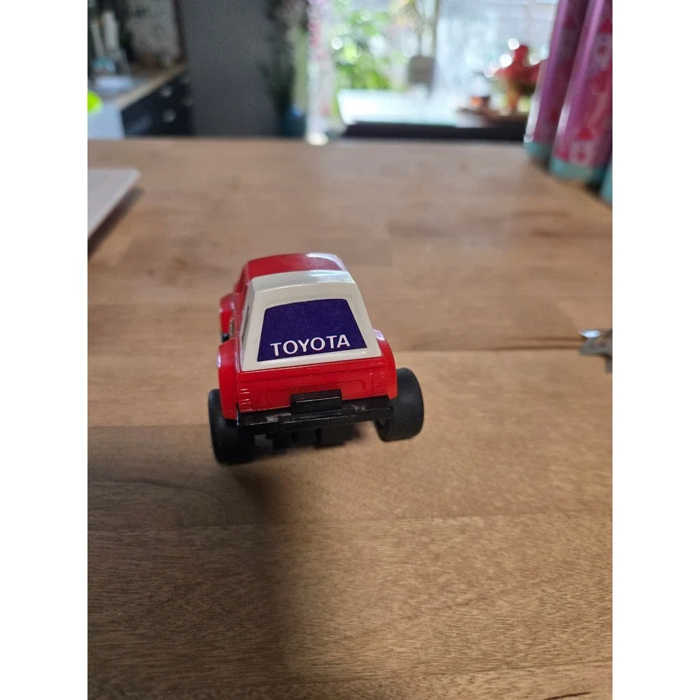 Vintage‎ Shinsei Toyota SR5 4x4 Monster Truck Red Plastic Toy Japan Retro Decals